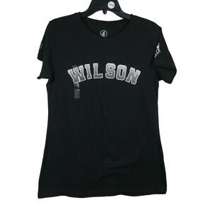 WNBA Las Vegas Aces Wilson #22 Women's Short Sleeve T-shirt Black M